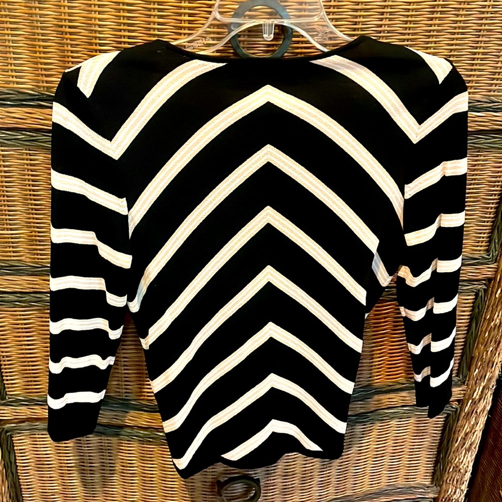Dana Buchman Sweater plus Top - Picture 3 of 4
